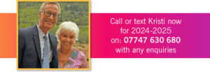 Call of text Kristi now for 2024-2025 on 07747 630 680 with any enquiries